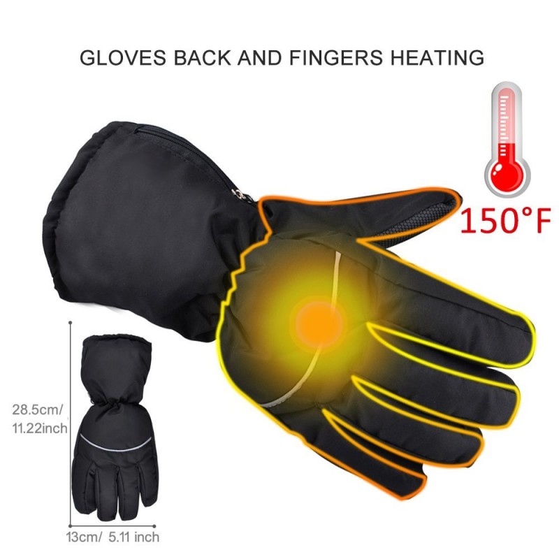 kamlif winter heated gloves